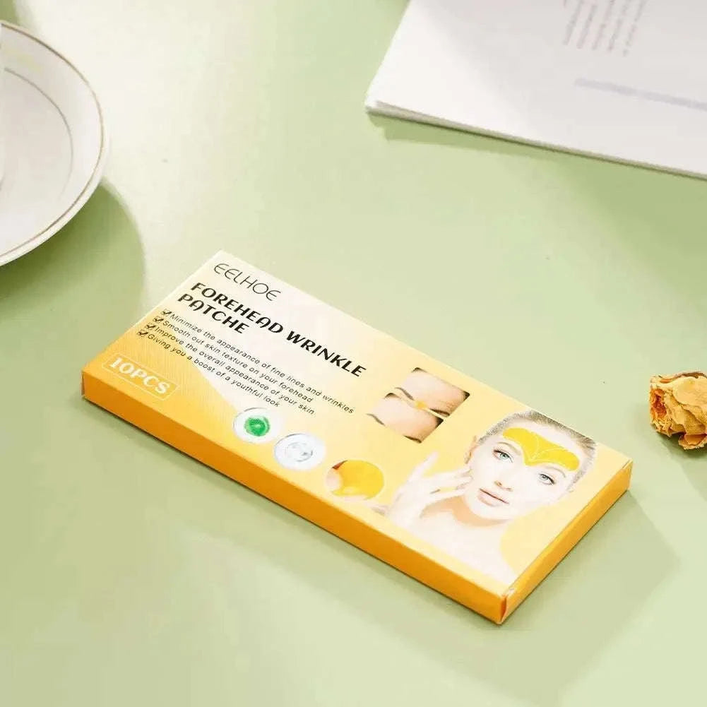 10pcs Forehead Wrinkle Patches for Smoother, Youthful Skin-10pcs-Box