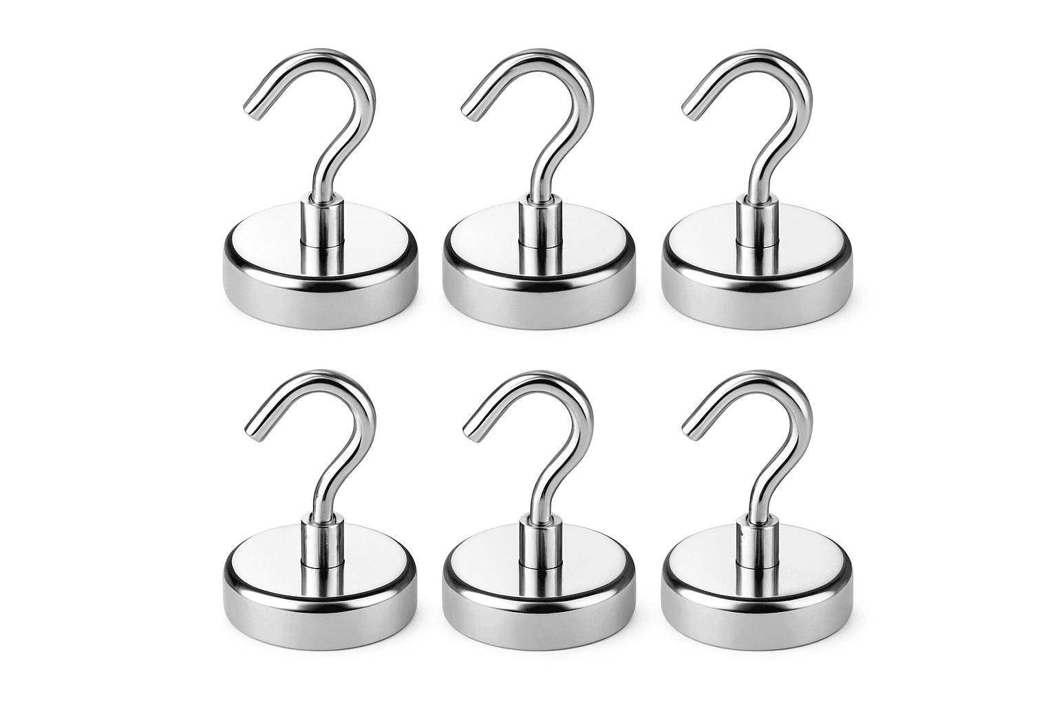 10PCS Strong Magnet Hooks for Fast, Flexible Storage-E32-Max-Tension34kg / 10PCs