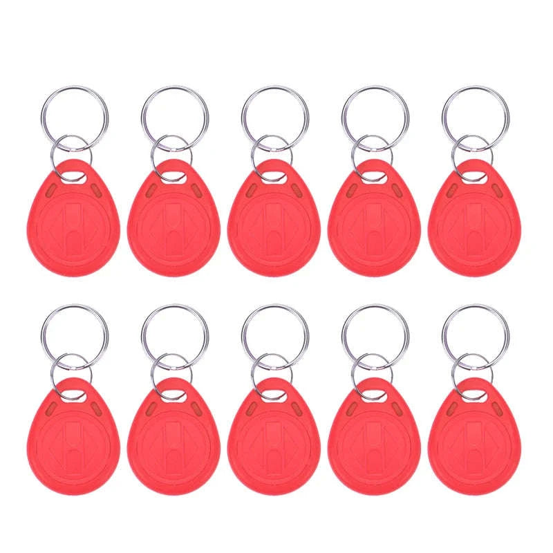10pcs T5577 Rewritable RFID Keyfobs-10Yellow-KeyT57