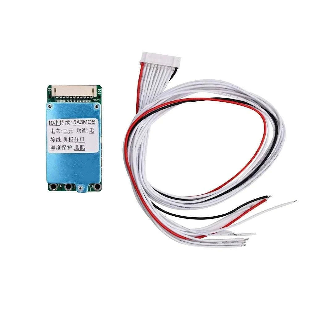 10S 36V 15A Li-ion Battery Protection Board for 18650 Packs-15A Split with NTC