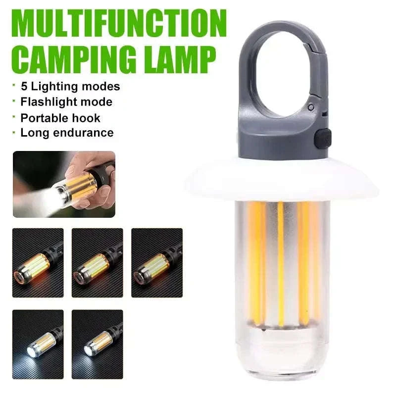 10W Rechargeable Camping Lantern with COB+LED-3PC