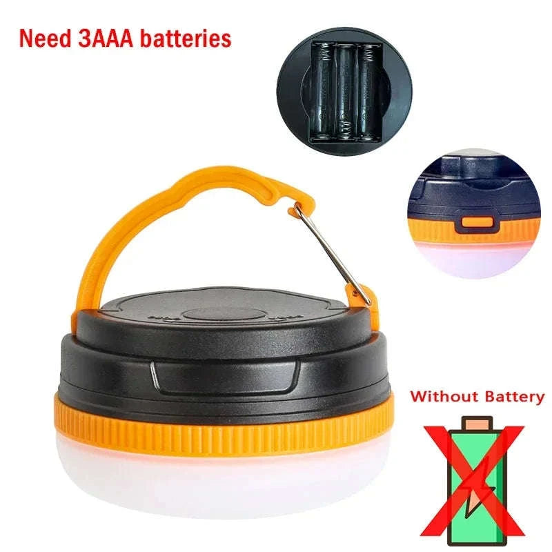 10W Rechargeable Camping Lantern with COB+LED-3PC