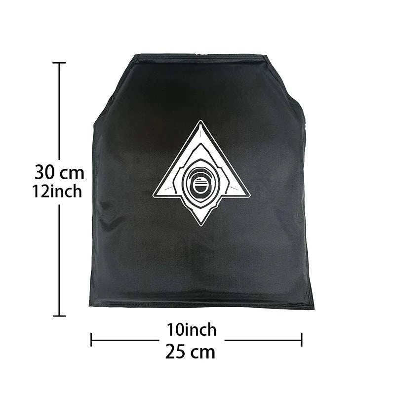 10x12 Level IIIA Soft Ballistic Panel UHMWPE 9mm & .44 Protection-Cut / United States