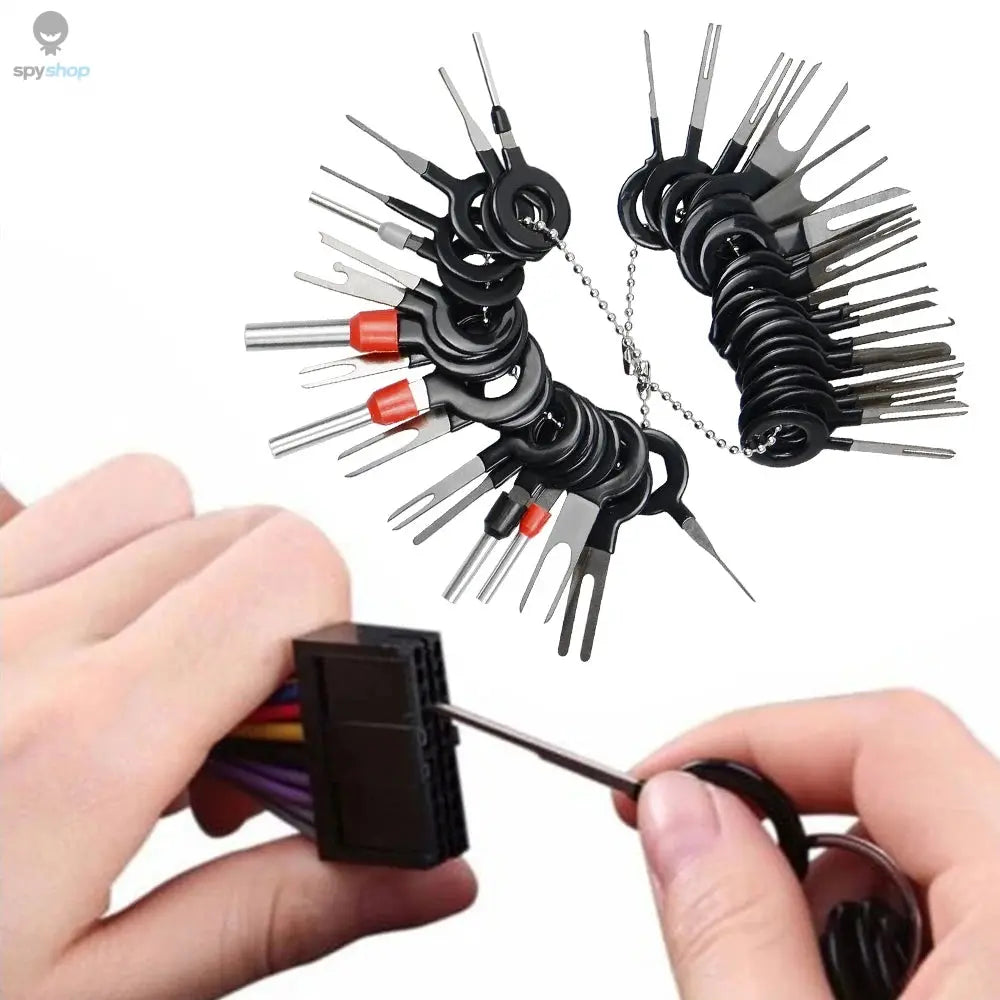 11/18/26Pcs Car Terminal Removal Repair Tools Electrical Wiring Crimp Connector Pin Extractor Kit Keys Automotive Plug Pullers Spy-shop.com