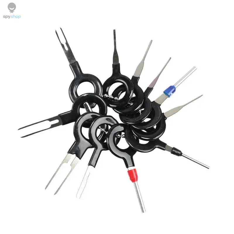 11/18/26Pcs Car Terminal Removal Repair Tools Electrical Wiring Crimp Connector Pin Extractor Kit Keys Automotive Plug Pullers Spy-shop.com