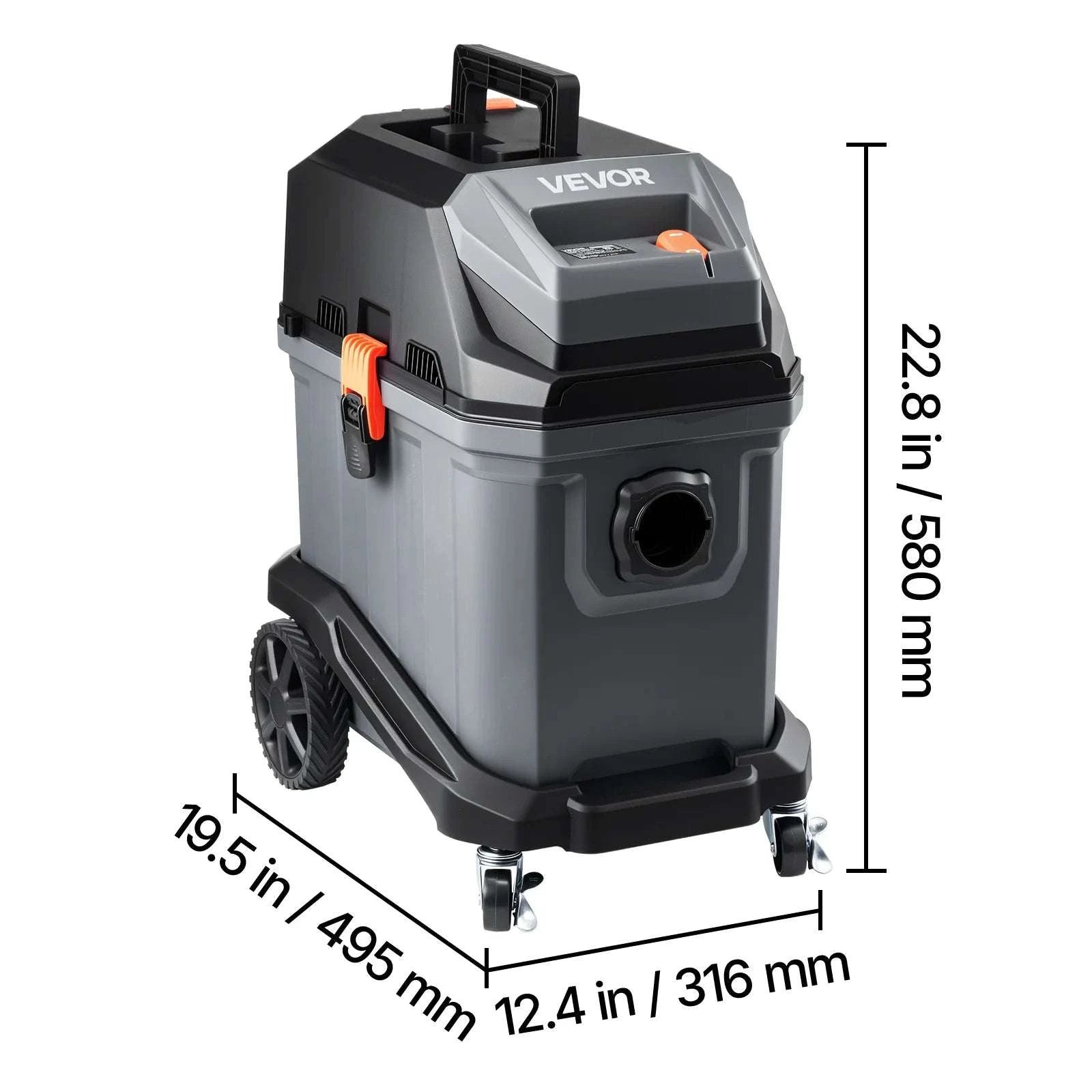 11 Gallon Wet Dry Shop Vacuum 5.5 HP with Self-Clean Filter-United States / 11 Gallon