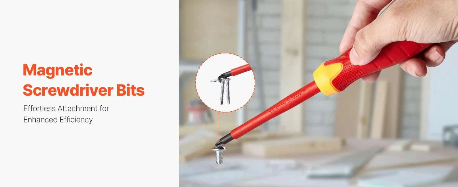 11-Piece 1000V Insulated Screwdriver Set with Voltage Tester-Socket 16PCs / United States