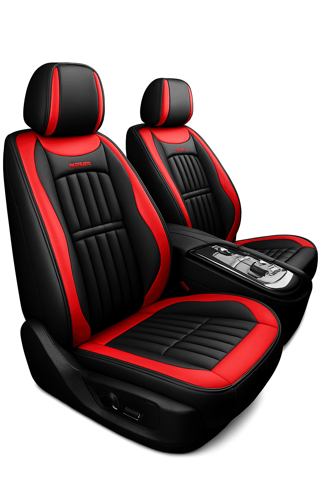 11-Piece 5-Seat PU Leather Car Seat Covers Set-Red / United States / Four Seasons|PU
