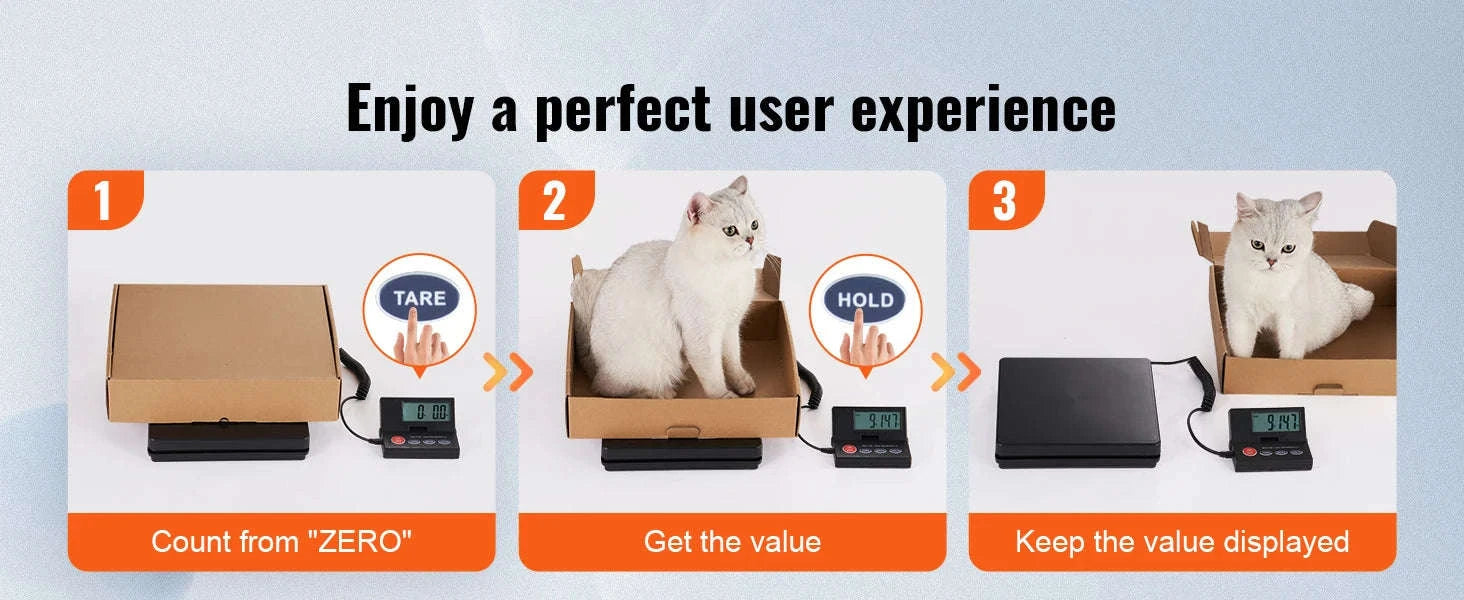 110 lb Digital Postal Shipping Scale with Foldable LCD Screen-110 lbs / Poland