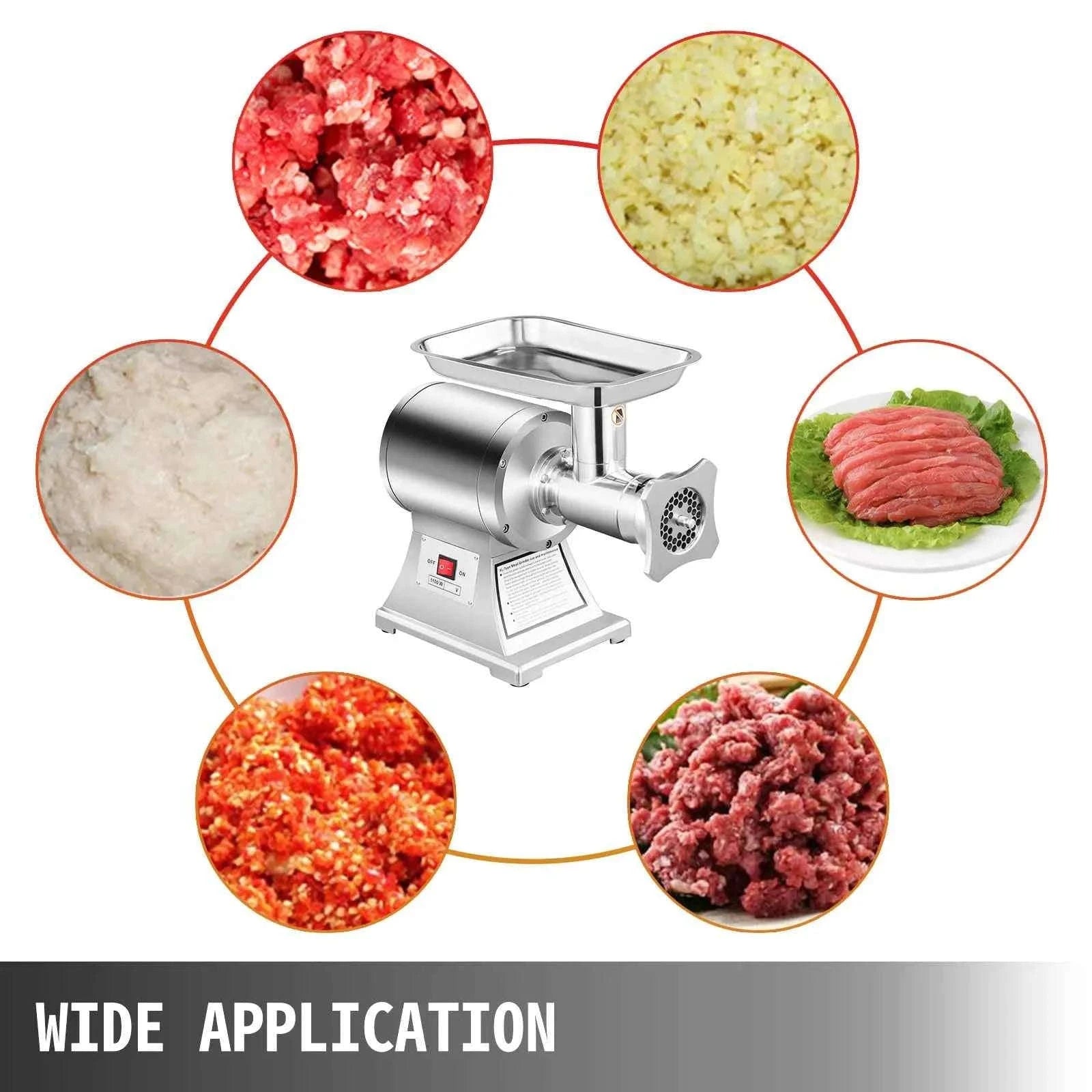 1100W Electric Meat Grinder for Commercial Use-United States / 250kg/h