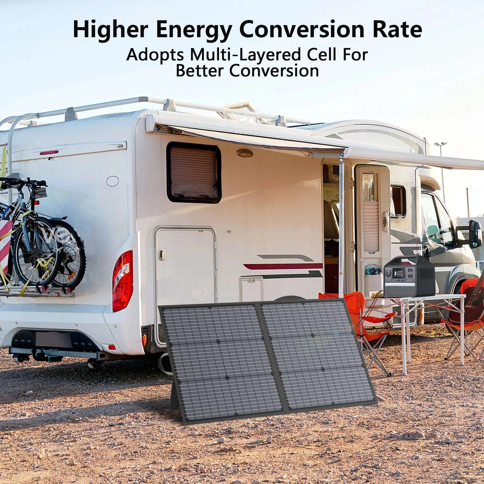 110W Portable Foldable Solar Panel 20V Waterproof-110W Solar panel / United States