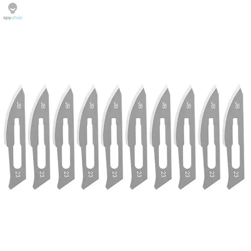 11# 23# Carbon Steel Carving Metal Scalpel Blades Handle Scalpel DIY Cutting Repair Animal Surgical Knife Tool Kits Box Non Slip
