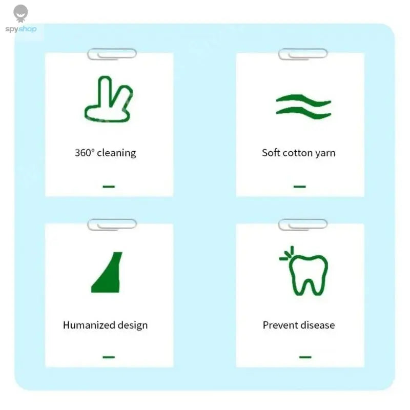 12/2pc Pet Two-finger Brushing Finger Cots Remove Tartar Cochlear Clean for Cat Dog Toothbrush Oral Care Finger Cover Pet Care