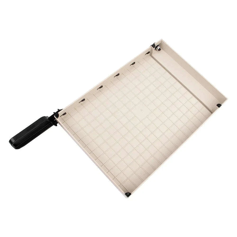 12-Inch A4 to B7 Paper Cutter – Precise Manual Trimming Tool-Creamy White / United States