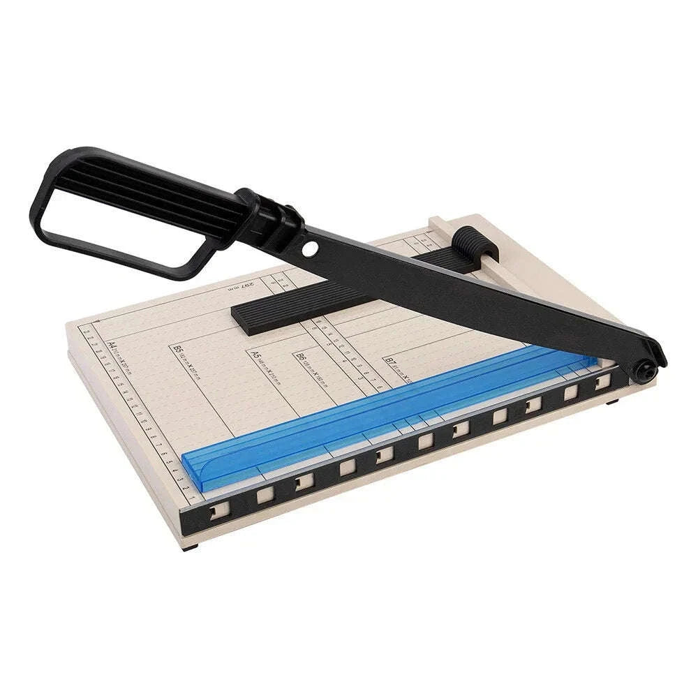12-Inch A4 to B7 Paper Cutter – Precise Manual Trimming Tool-Creamy White / United States