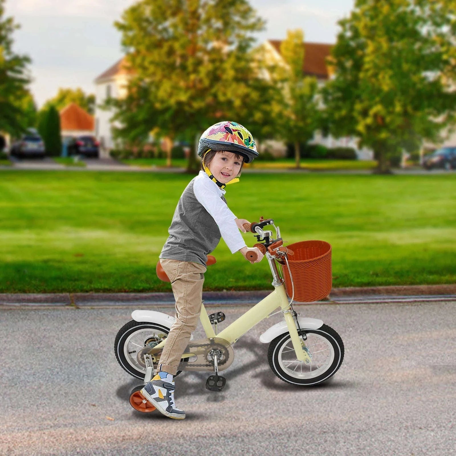 12-Inch Kids Bike for Early Riders-Green / GERMANY