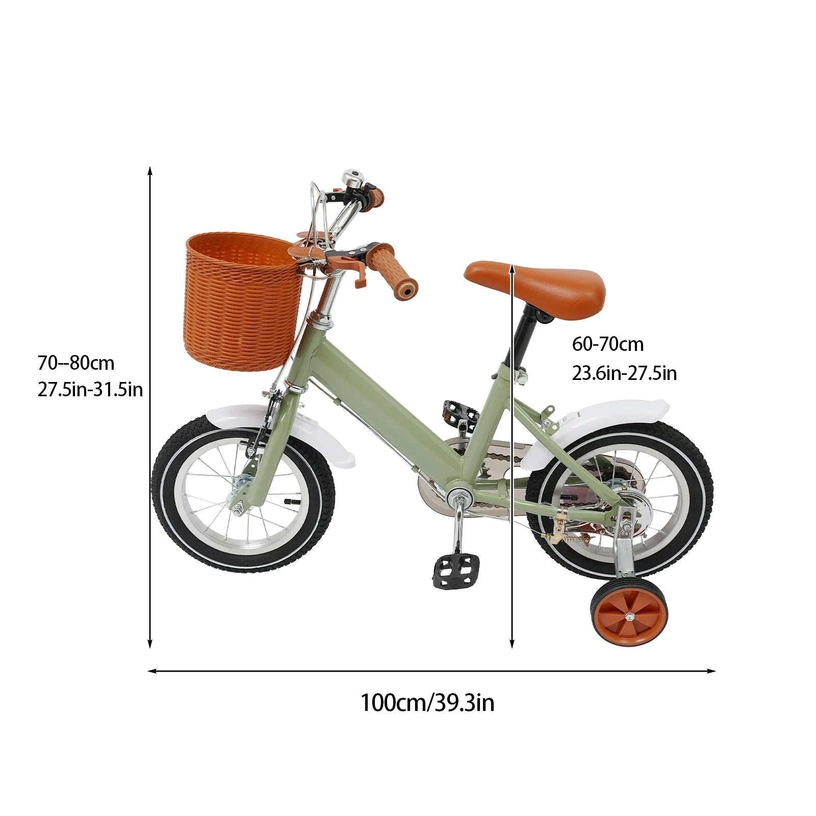 12-Inch Kids Bike for Early Riders-Green / GERMANY