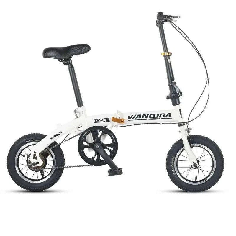 12" Mini Folding Bike with Disc Brakes – Compact City Bicycle-