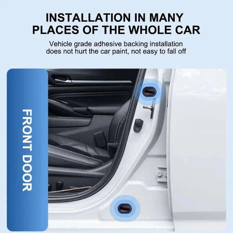 12-Piece Car Door Shock Absorber Pads-with logo