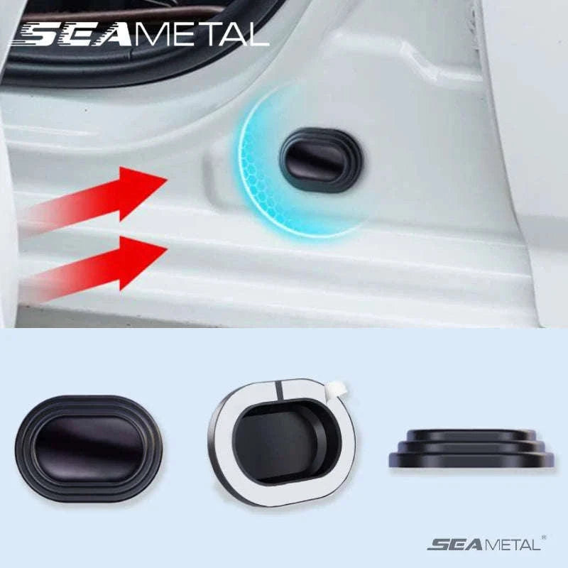 12-Piece Car Door Shock Absorber Pads-with logo