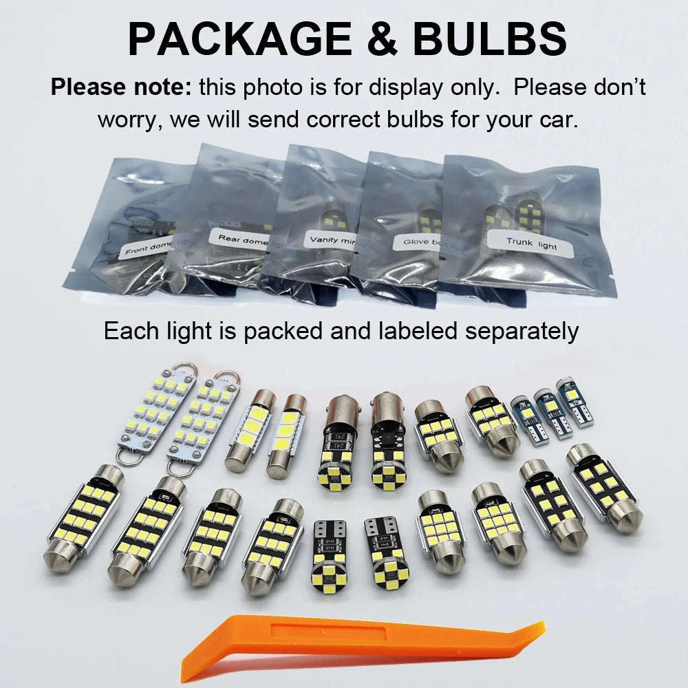 12-Piece LED Interior Light Kit 2011-2015-ice blue