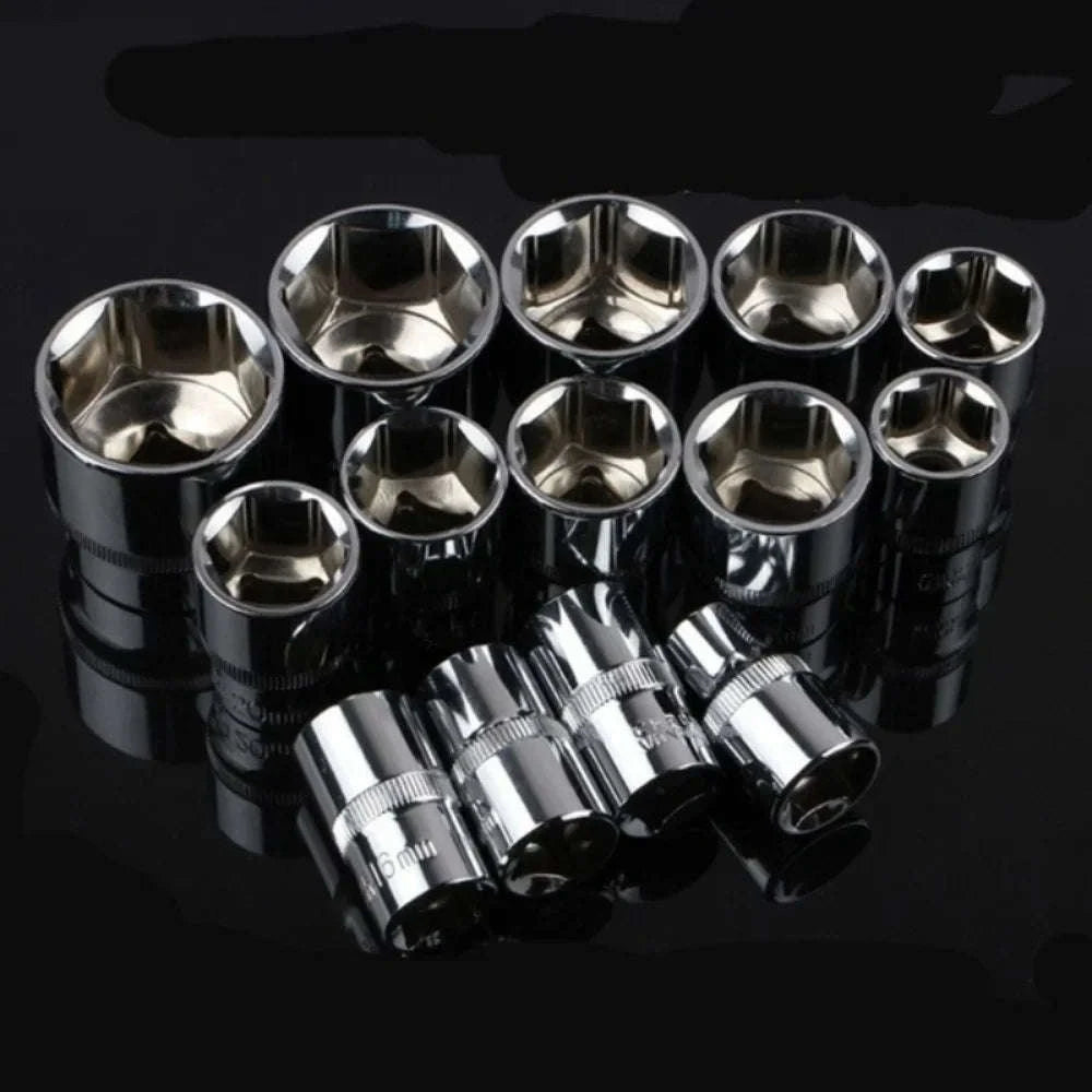 12-Piece Socket Wrench Set for Everyday Repairs-Default Title