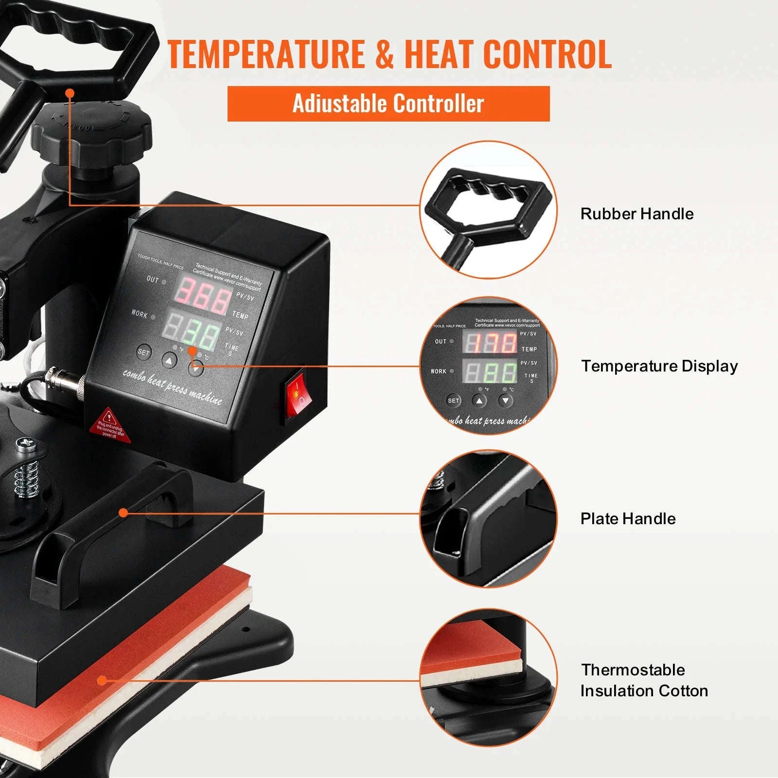 12 x 10 in Dual Digital Heat Press Machine-United States