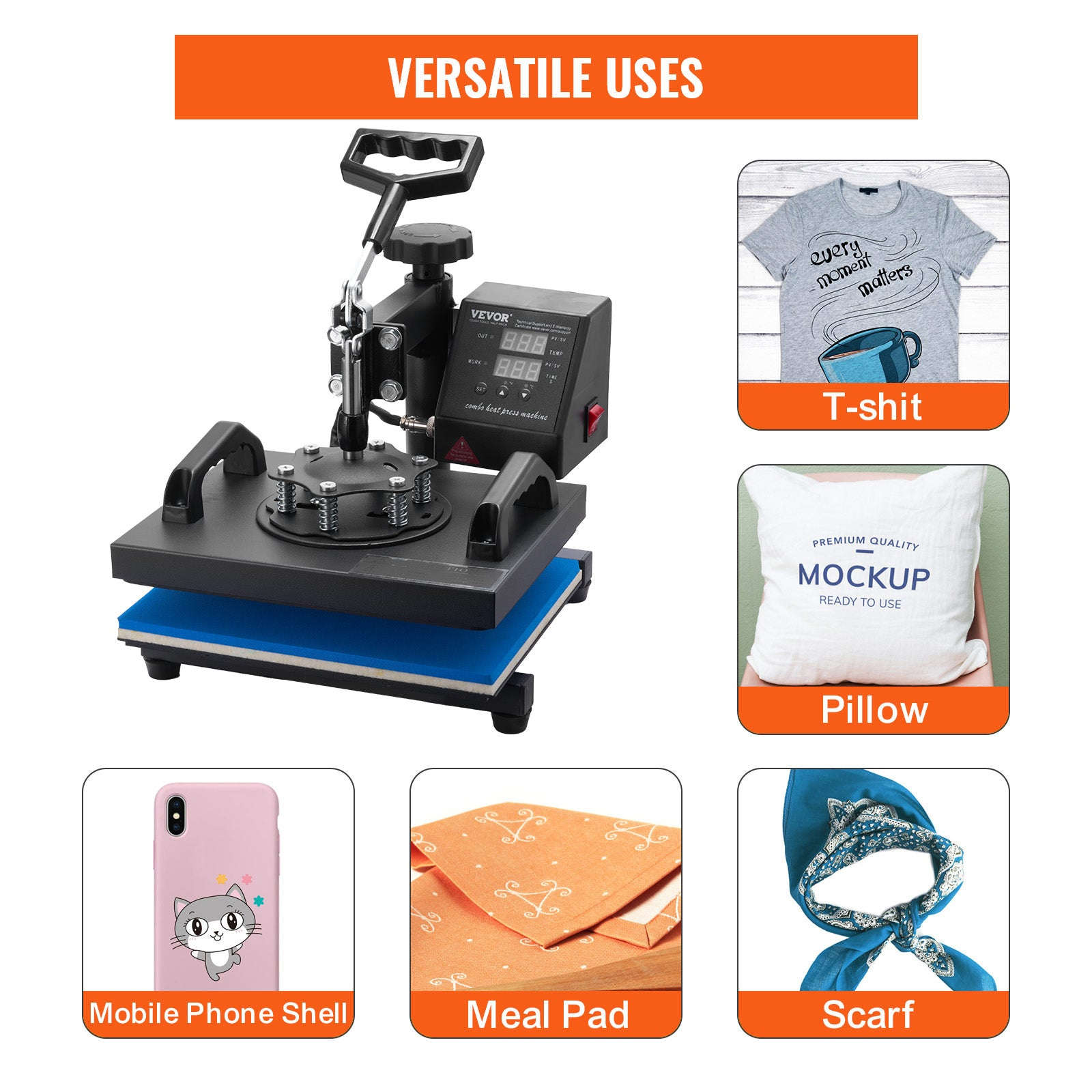 12 x 10 in Dual Digital Heat Press Machine-United States