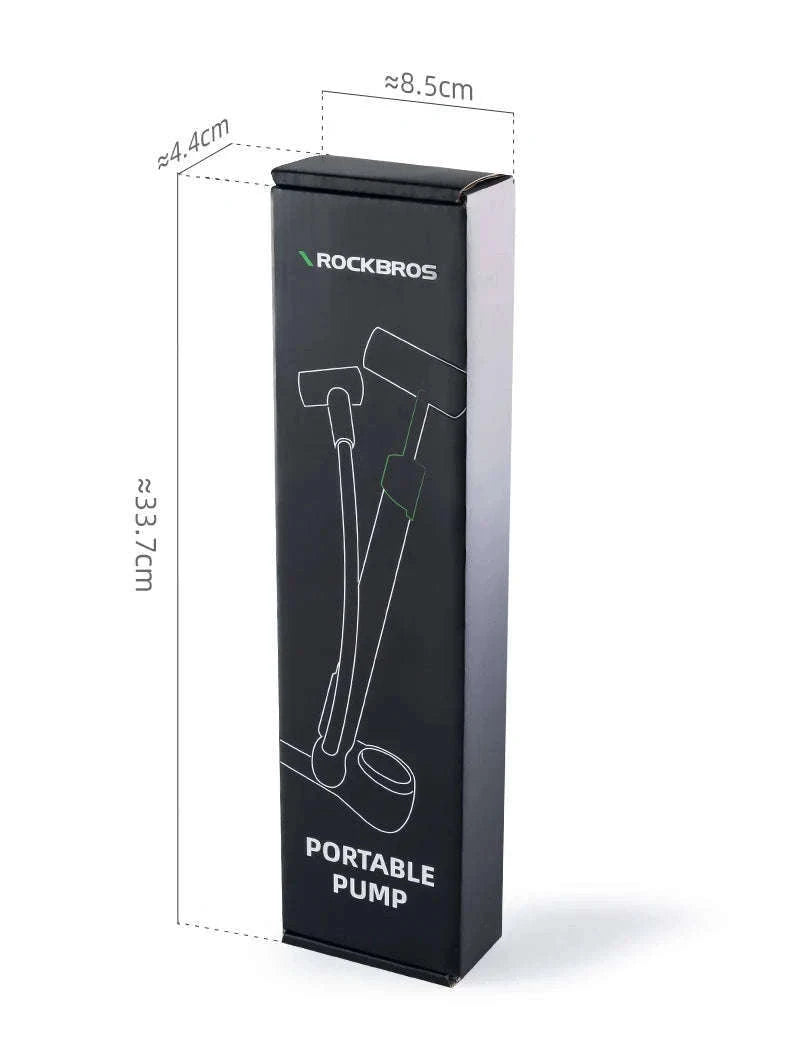 120 PSI Manual Bike Pump with Gauge, Presta Schrader-42310006001
