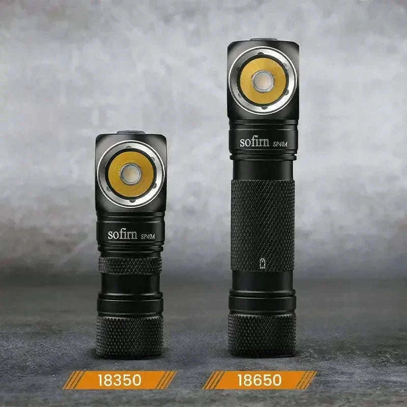 1200lm Rechargeable LED Headlamp with Magnetic Tail Cap-5000K / Poland