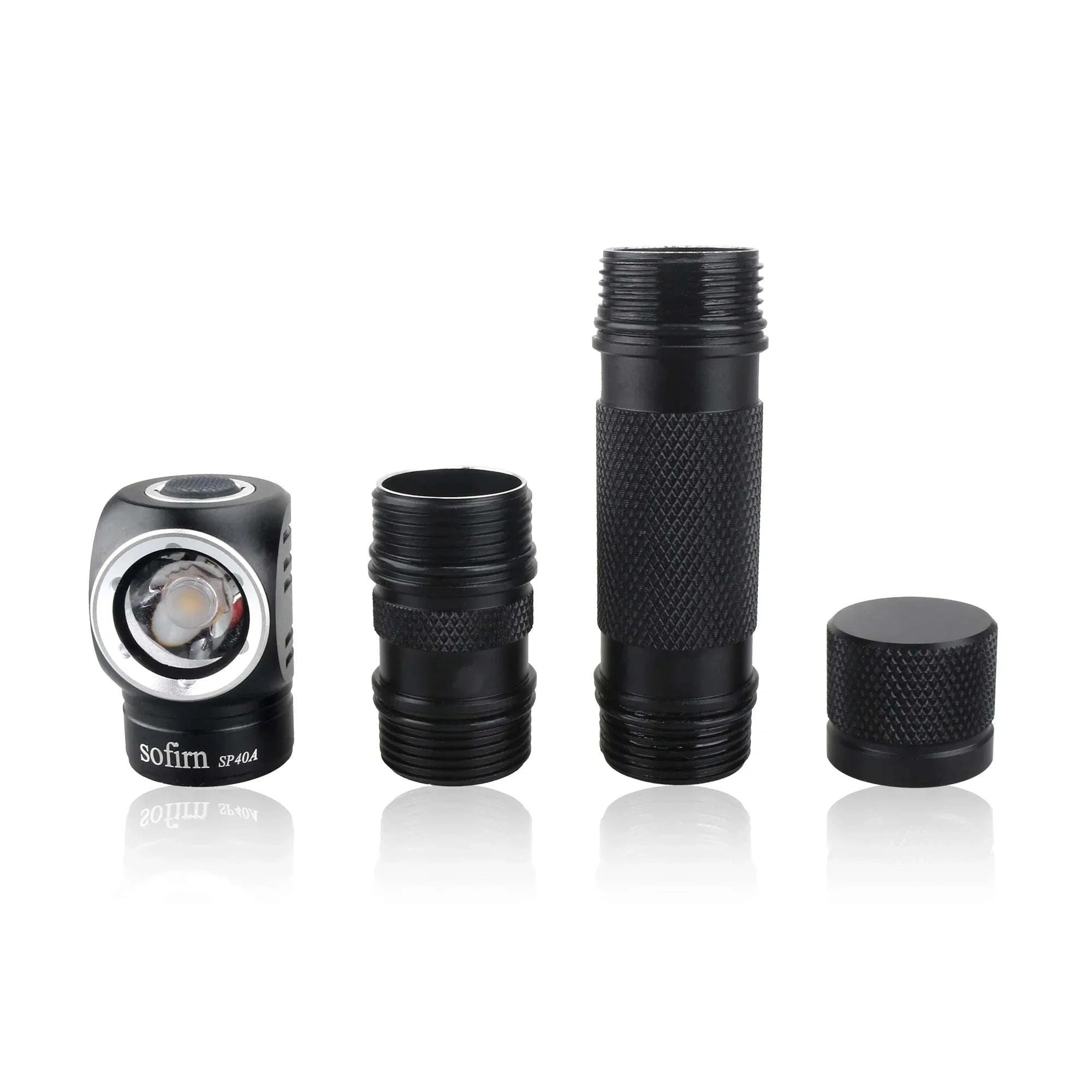 1200lm Rechargeable LED Headlamp with Magnetic Tail Cap-5000K / Poland
