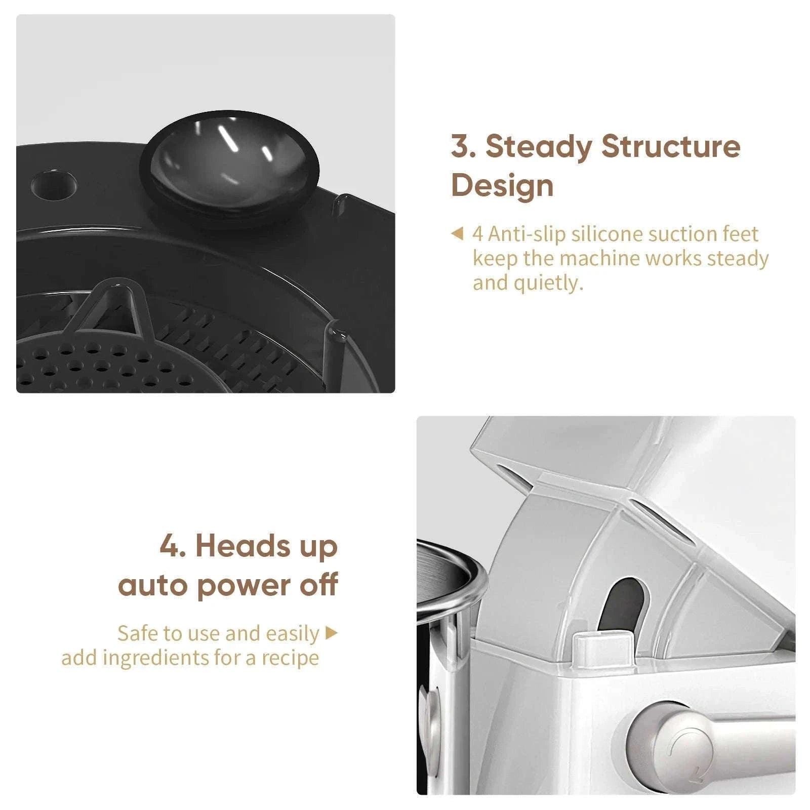 1200W 11-Speed Stand Mixer with 5L Bowl-BM602E WHITE / EU / france