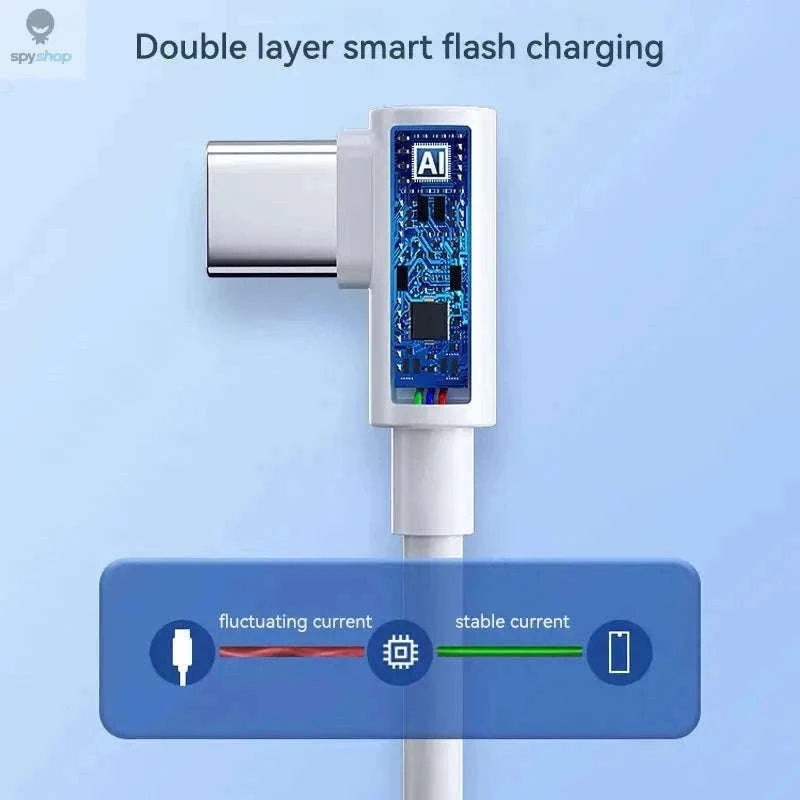 120W Fast Charger Cable for Xiaomi and Redmi Phones-WHITE / 1m