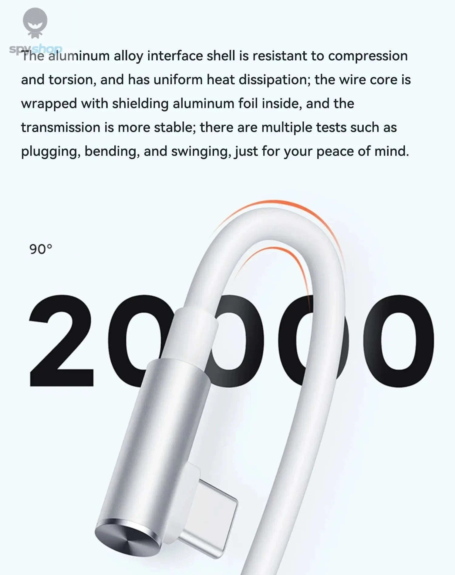 120W Fast Charger Cable for Xiaomi & Redmi-WHITE / 1m