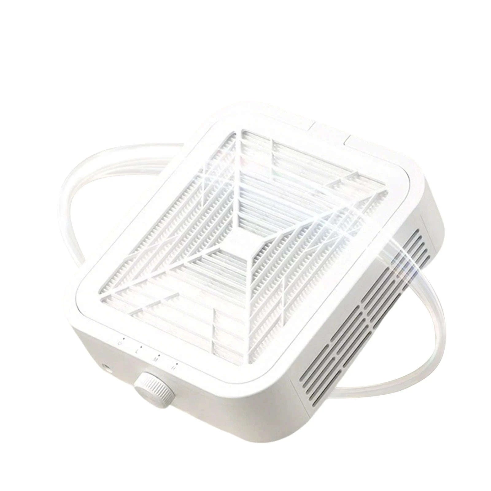 120W Nail Dust Collector with Adjustable Speed & Reusable Filter-FR-White / EU / france