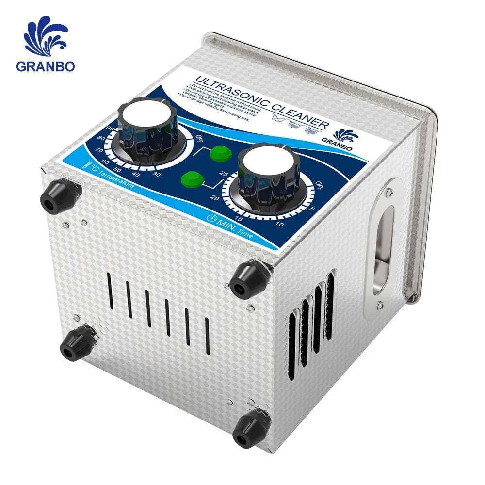 120W Ultrasonic Cleaner 1.3L with Heat & Timer for Jewelry Glasses-1.3L 60W / US