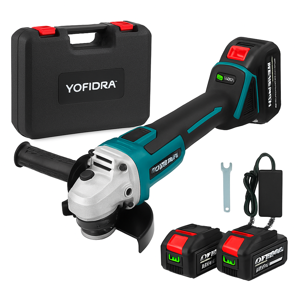 125mm Brushless Cordless Angle Grinder for Cutting and Polishing
