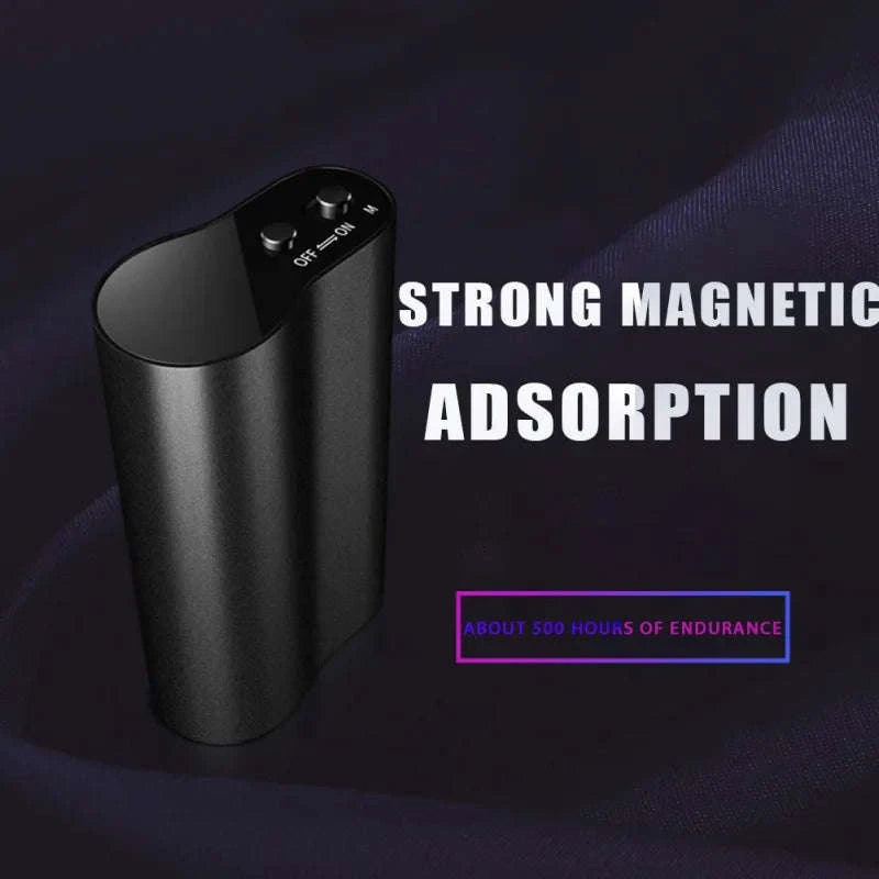 128GB 500‑Hour Digital Voice Recorder with Magnetic Mount-Voice recorder / China Mainland / 128 GB