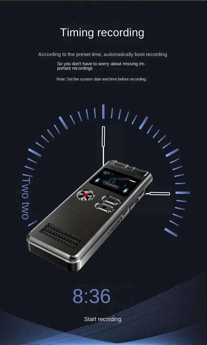 128GB Voice Activated Mini Recorder with Noise Reduction & USB-R30 / 64 GB