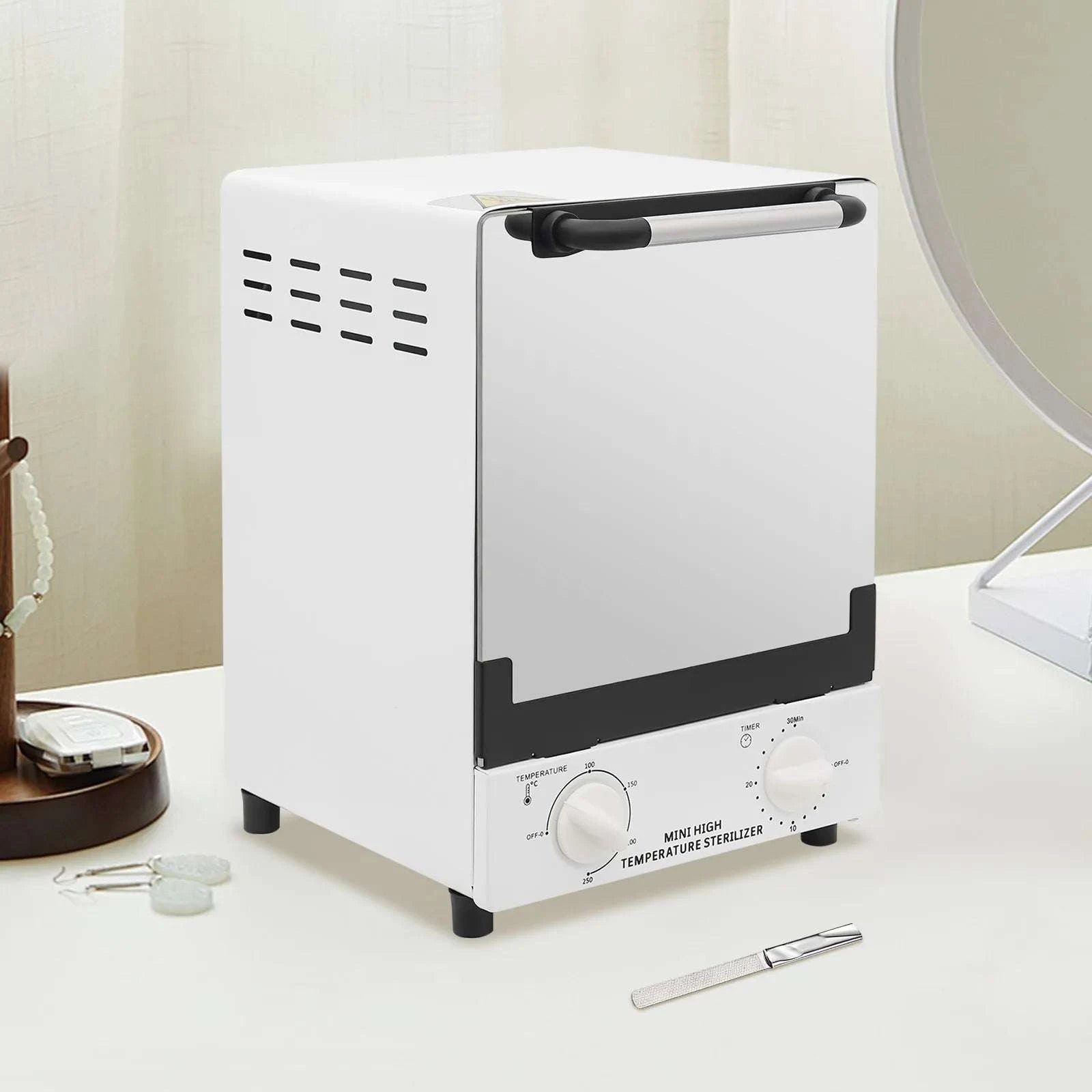 12L Dry Heat Tool Sterilizer Cabinet 1000W, Up to 482°F-United States
