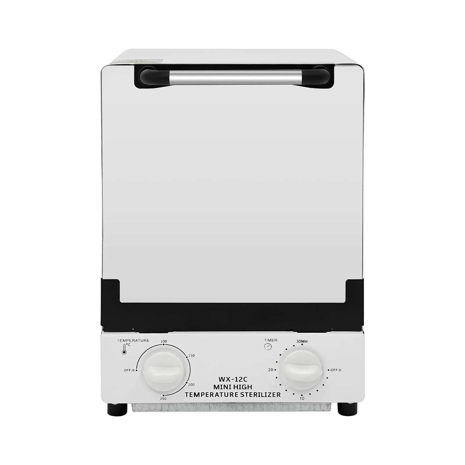 12L Infrared Heat Sterilizer 1000W Nail & Salon Tool Cleaner-WHITE / United States