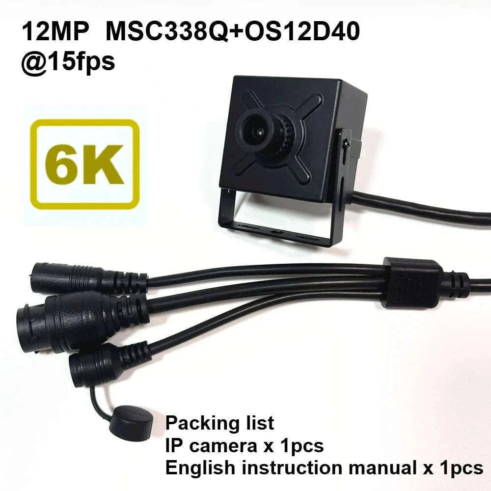 12MP POE IP Camera with Starlight Sensor and Streaming-8mp POE 48V / 8mm
