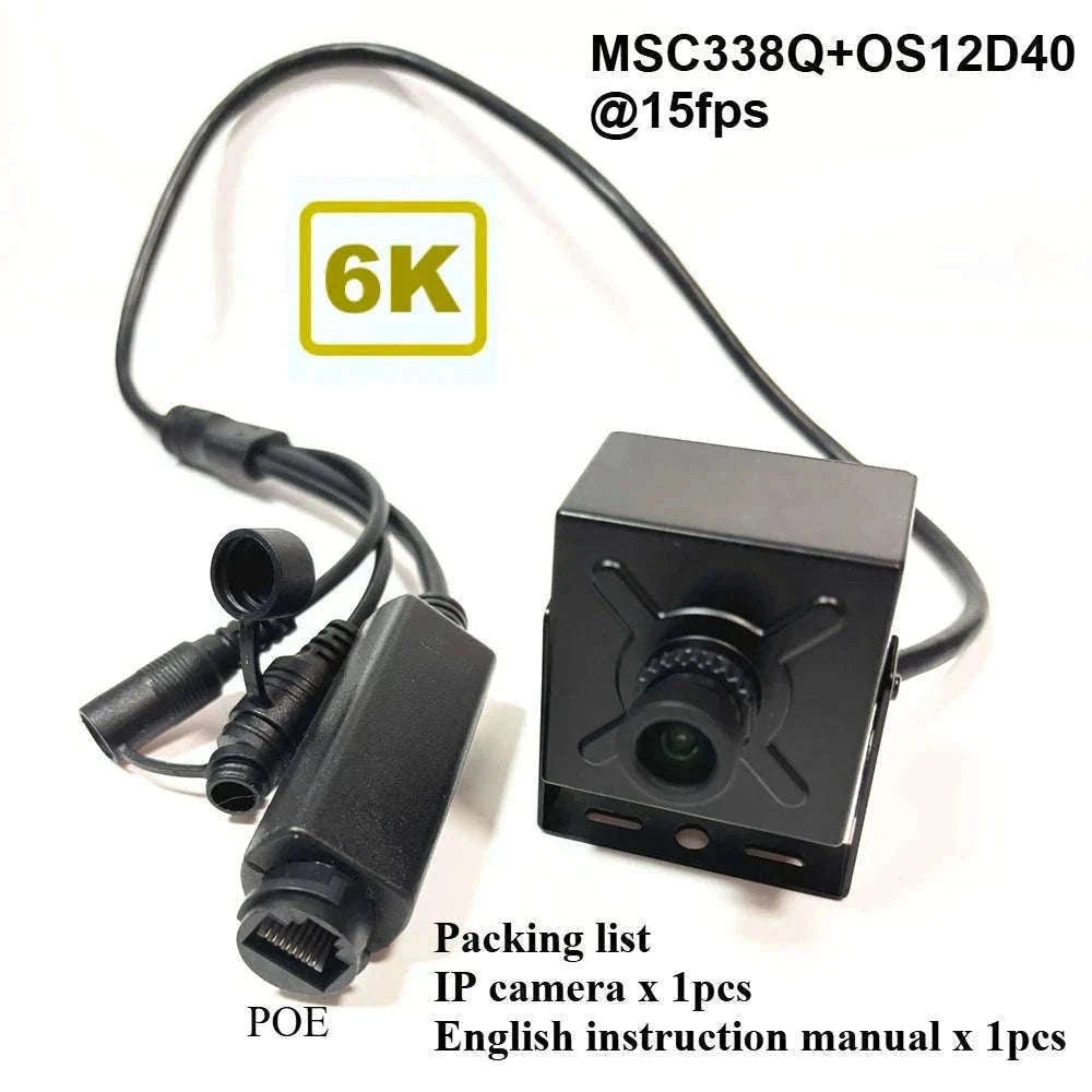 12MP POE IP Camera with Starlight Sensor and Streaming-8mp POE 48V / 8mm