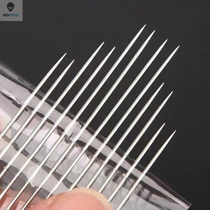12pcs Blind Needle Elderly Needle-side Hole Hand Household Stainless Steel Sewing Needless Threading Apparel Sewing DIY Spy-shop.com