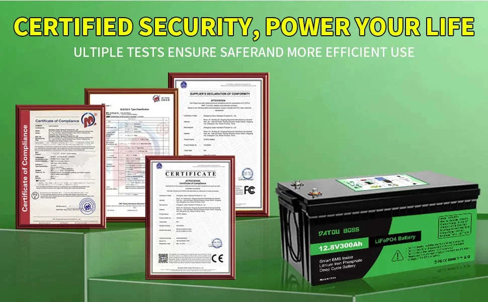 12V 100Ah Deep Cycle LiFePO4 Battery with Built-In BMS-12V100Ah / United Kingdom