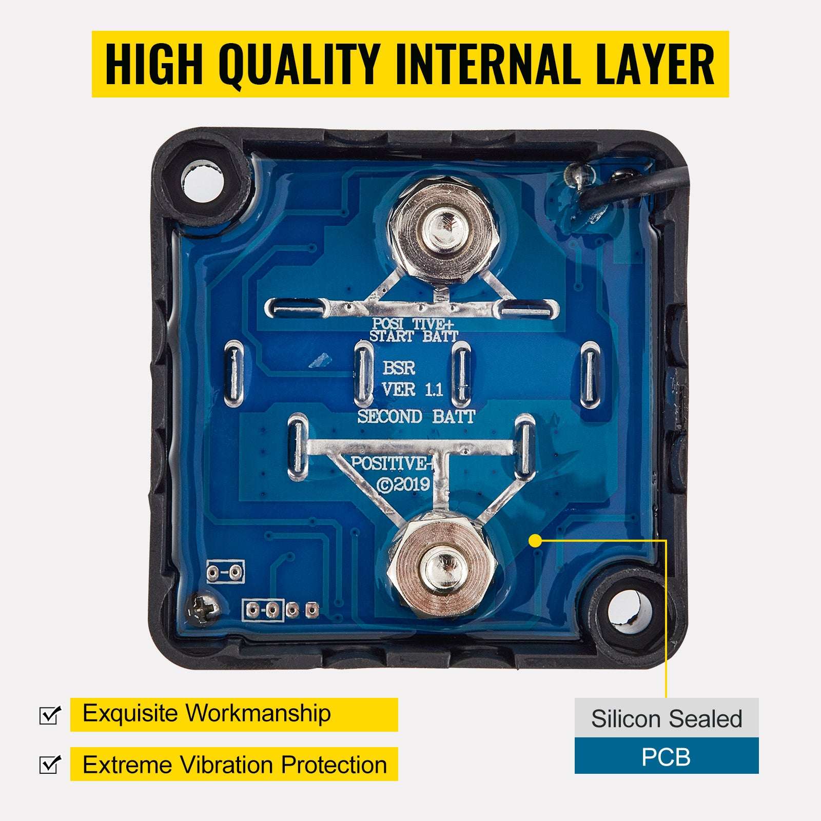 12V 140A Split Charge Relay Kit Dual Battery Isolator for RV & ATV-6 mtr Battery Cable / Poland