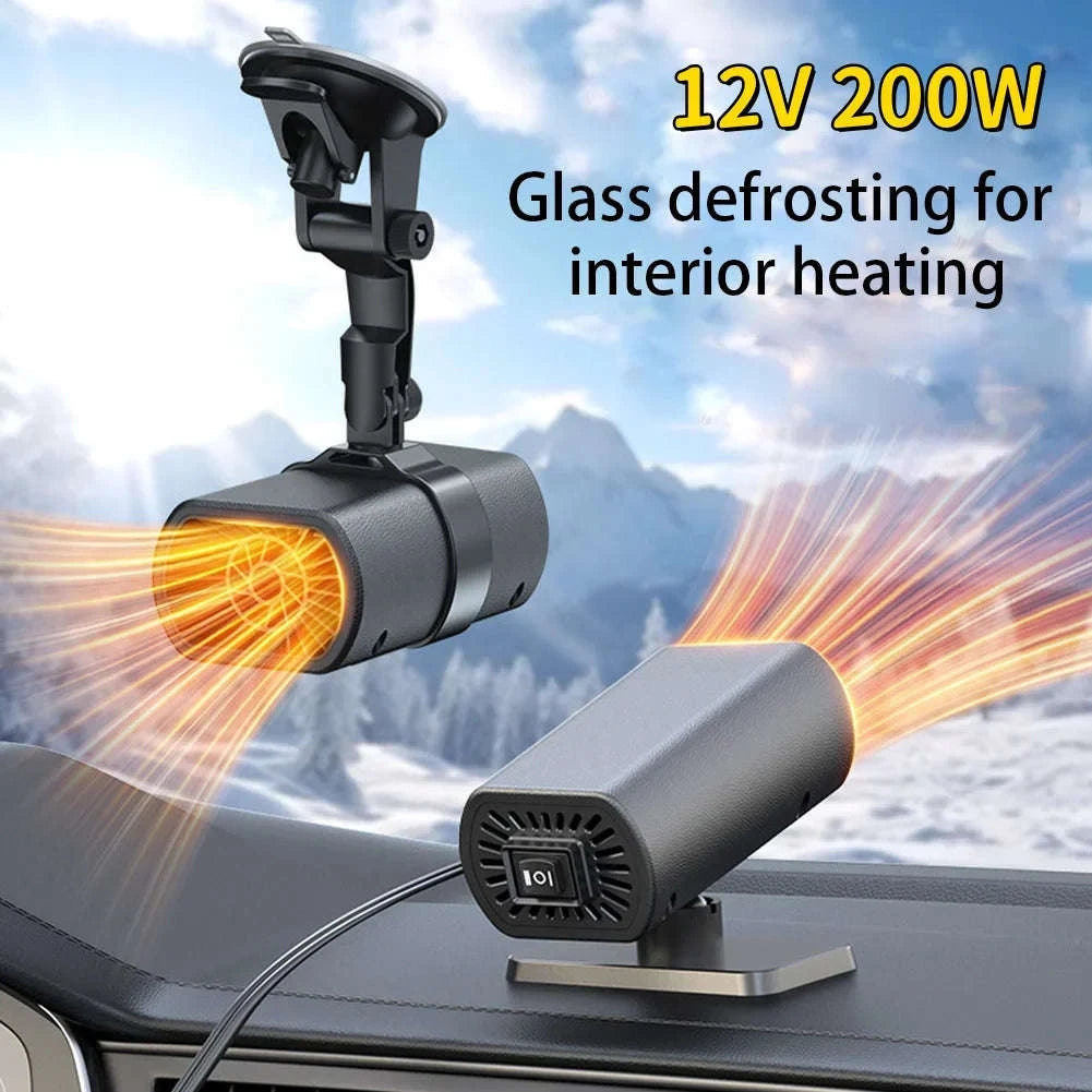 12V 200W Car Heater Demister – Rapid Windshield Defroster-A