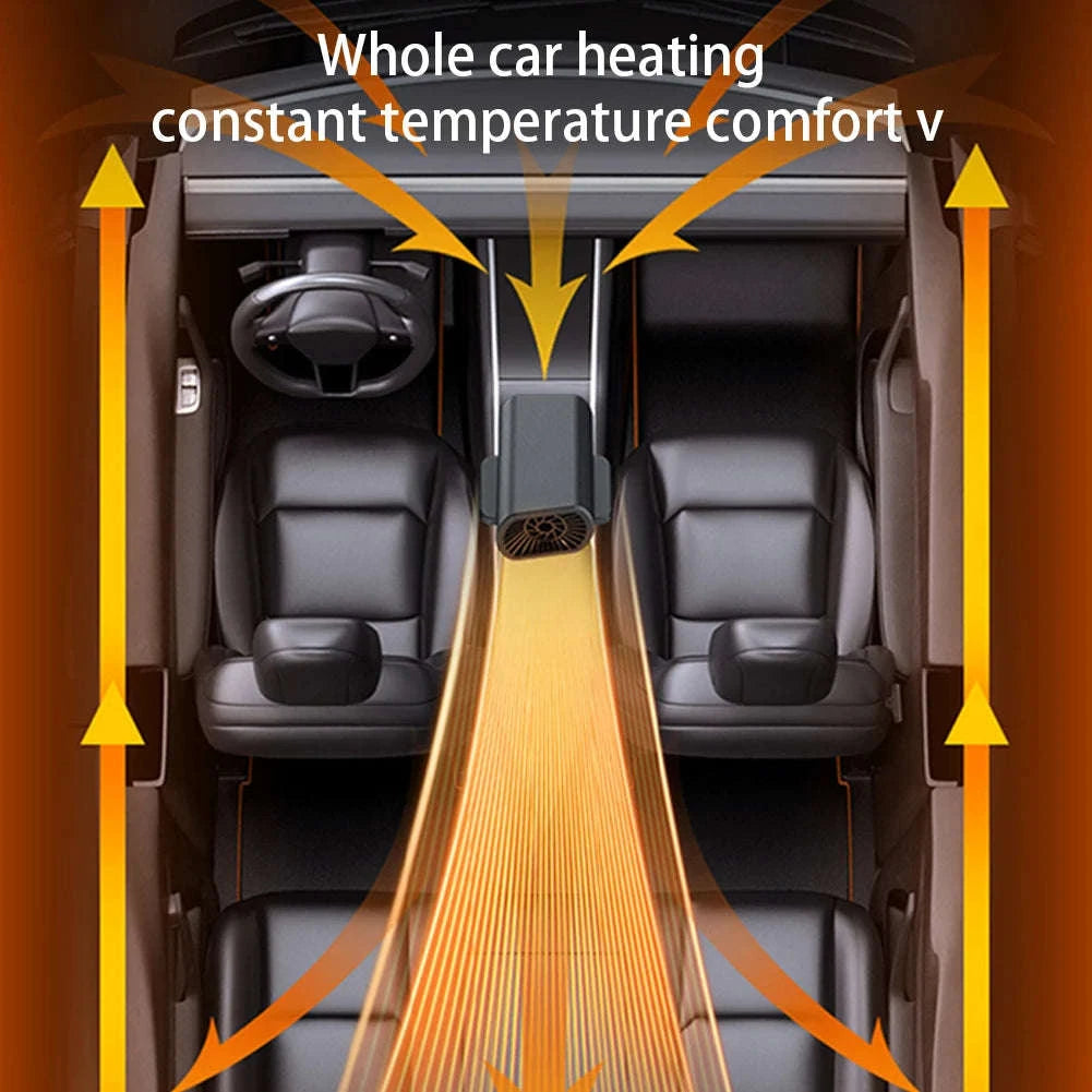 12V 200W Car Heater Demister – Rapid Windshield Defroster-A