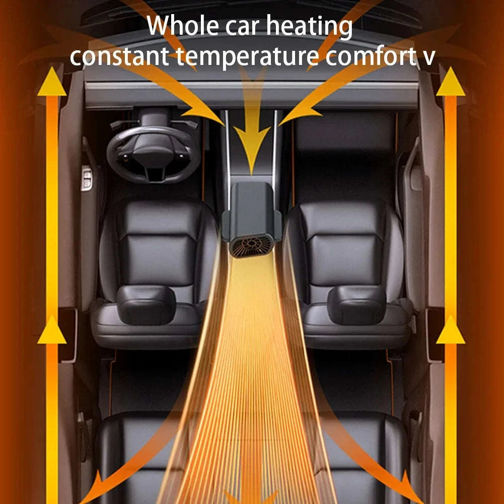 12V 200W Car Heater Demister – Rapid Windshield Defroster-A