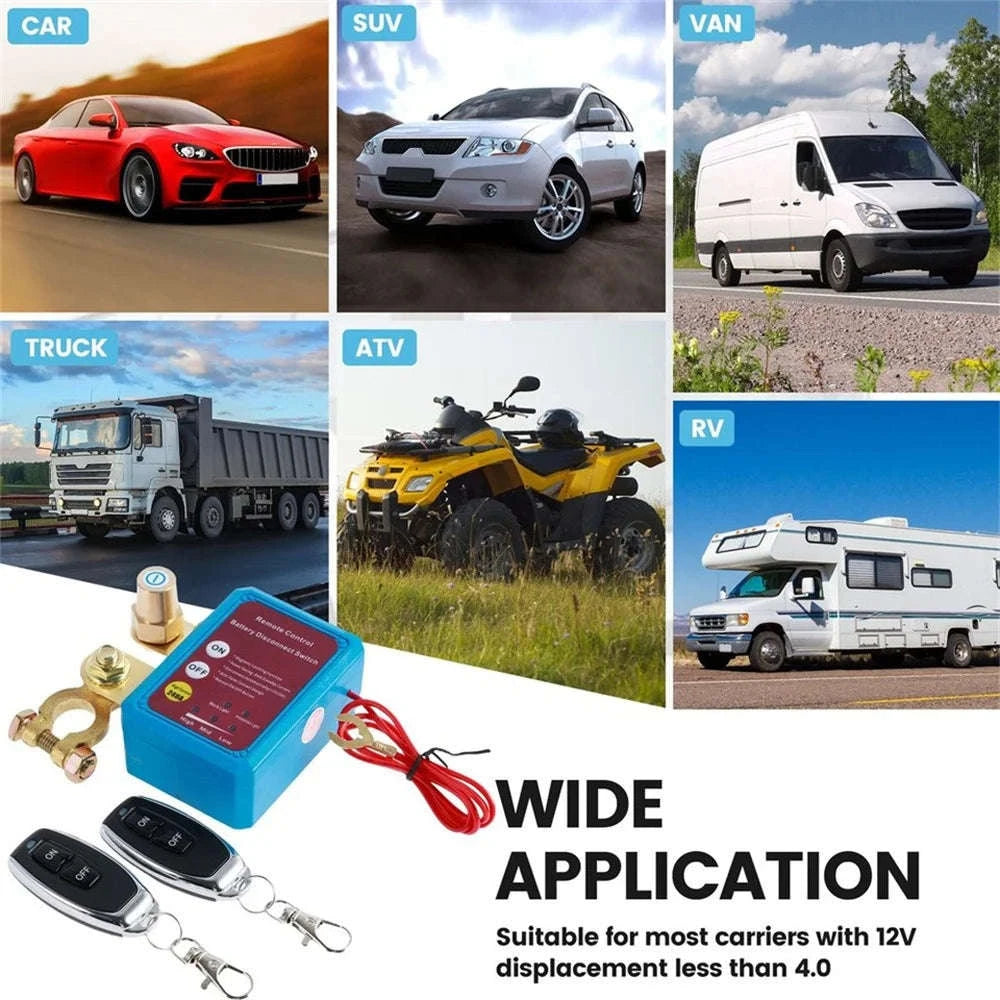 12V 240A Remote Battery Disconnect Switch for Car Truck RV-United States